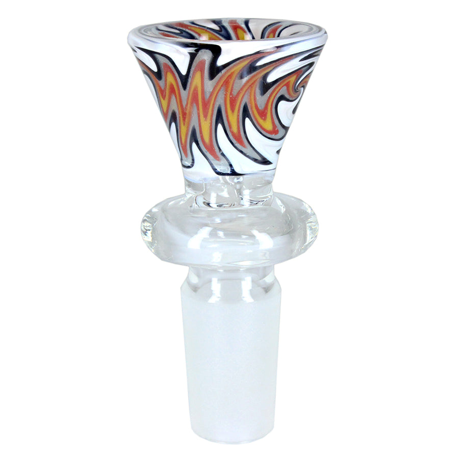 Unbranded 14mm Swirl Bowl - Various Colours