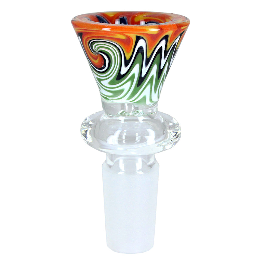 Unbranded 14mm Swirl Bowl - Various Colours