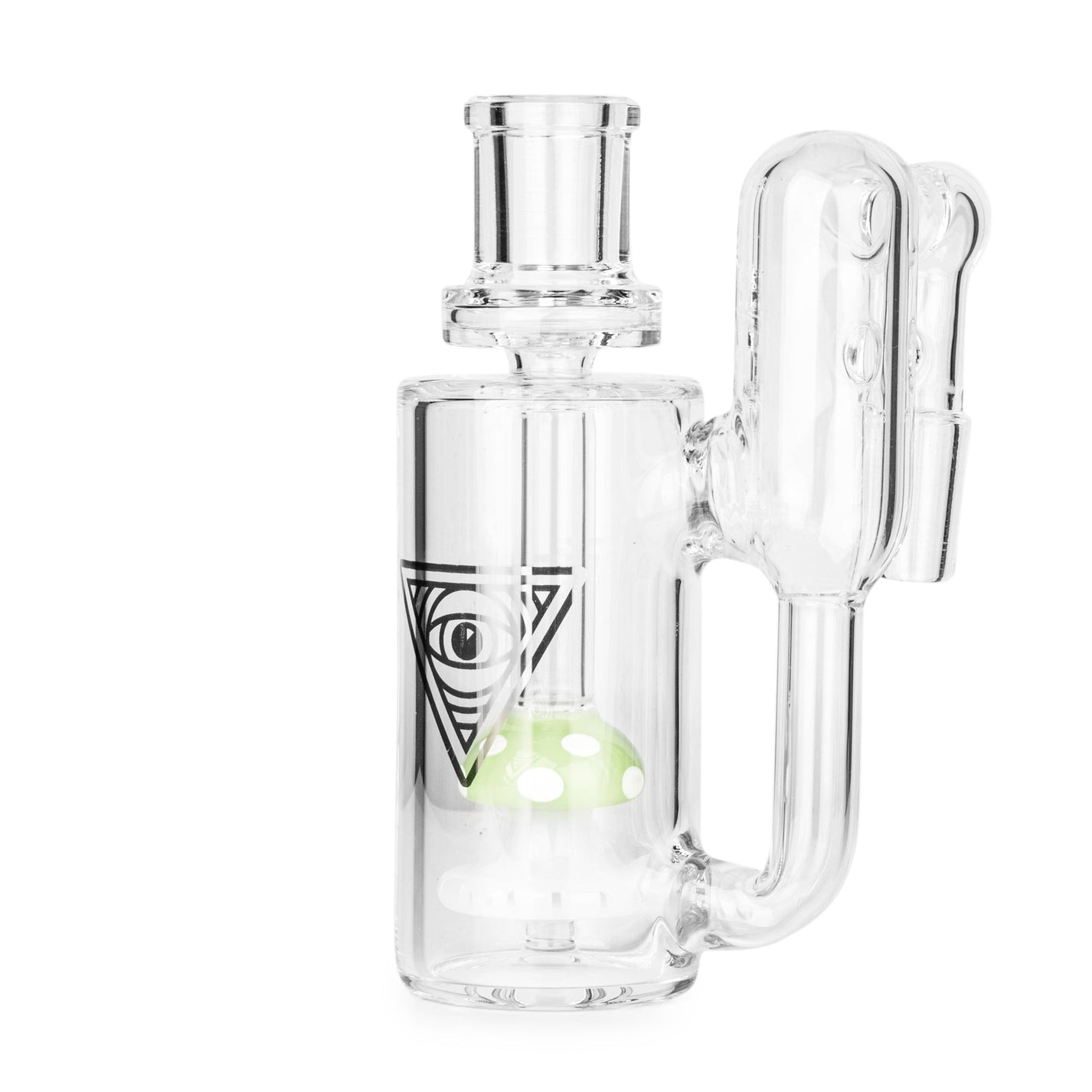 Red Eye Glass 14mm 90 Degree Funguy Mushroom Recycling Ash Catcher