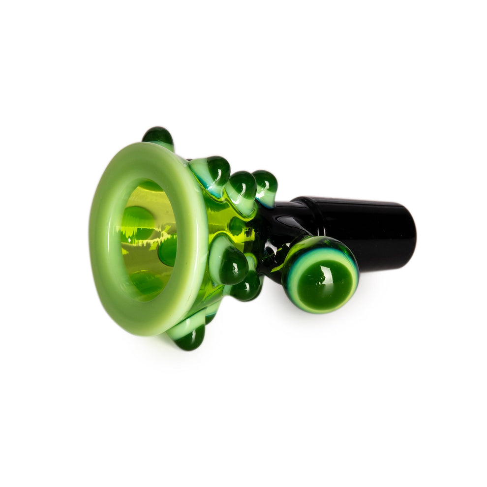 Red Eye 14mm Pop Art Cone Bowl - Lime Green