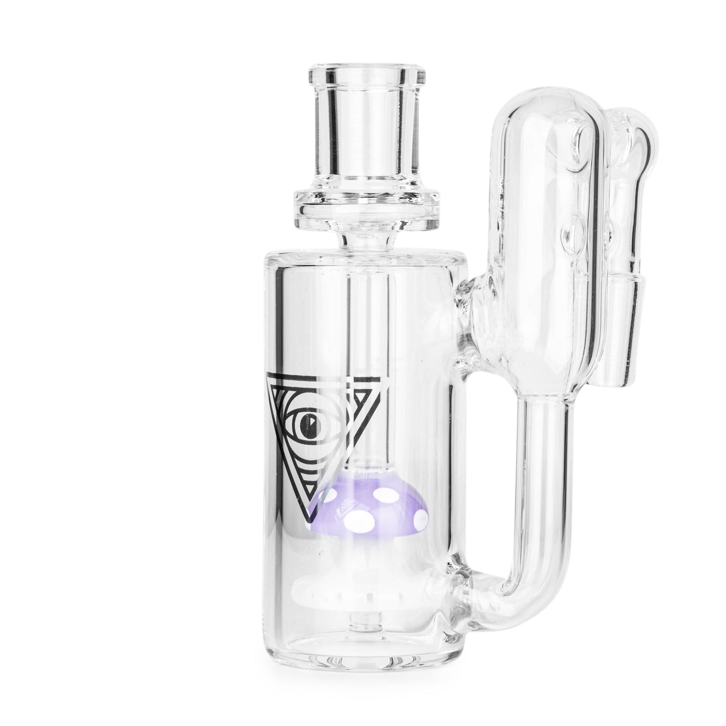 Red Eye Glass 14mm 90 Degree Funguy Mushroom Recycling Ash Catcher