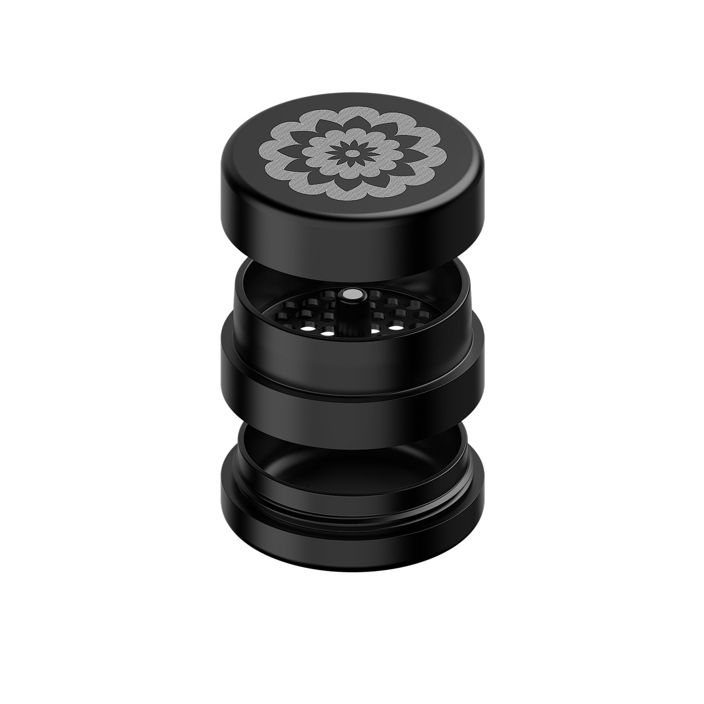 Flower Mill Next-Gen Standard Grinder 2.5" - Black