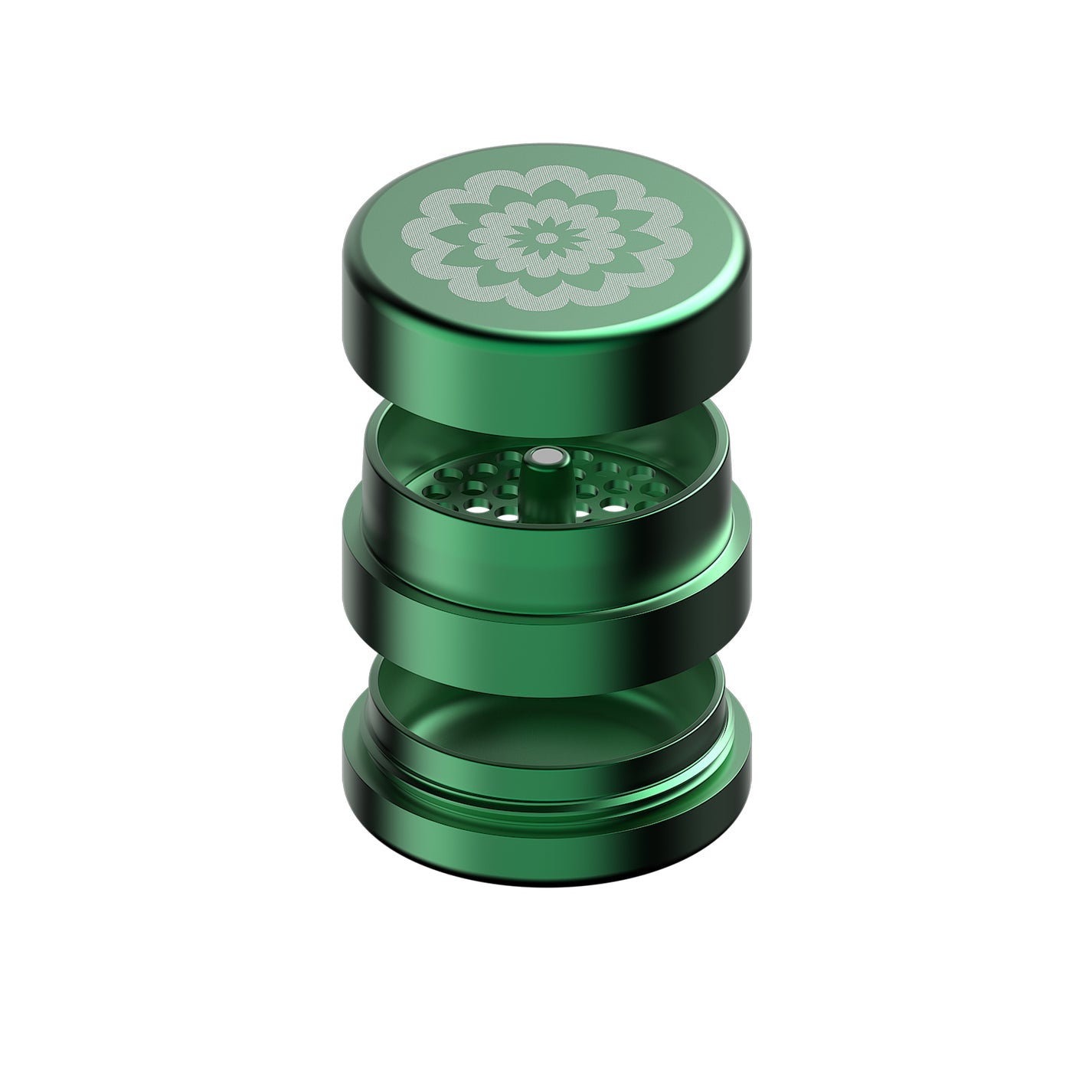 Flower Mill Next-Gen Standard Grinder 2.5" - Green