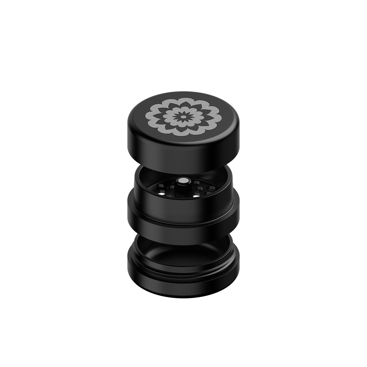 Flower Mill Next-Gen Standard Grinder 2.0" - Black