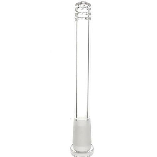 Unbranded Gridded 18/14mm Clear Downstem - Various Lengths