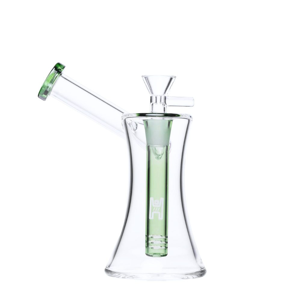 Human Grade 6" Hourglass Sidecar Bubbler - Various Colours