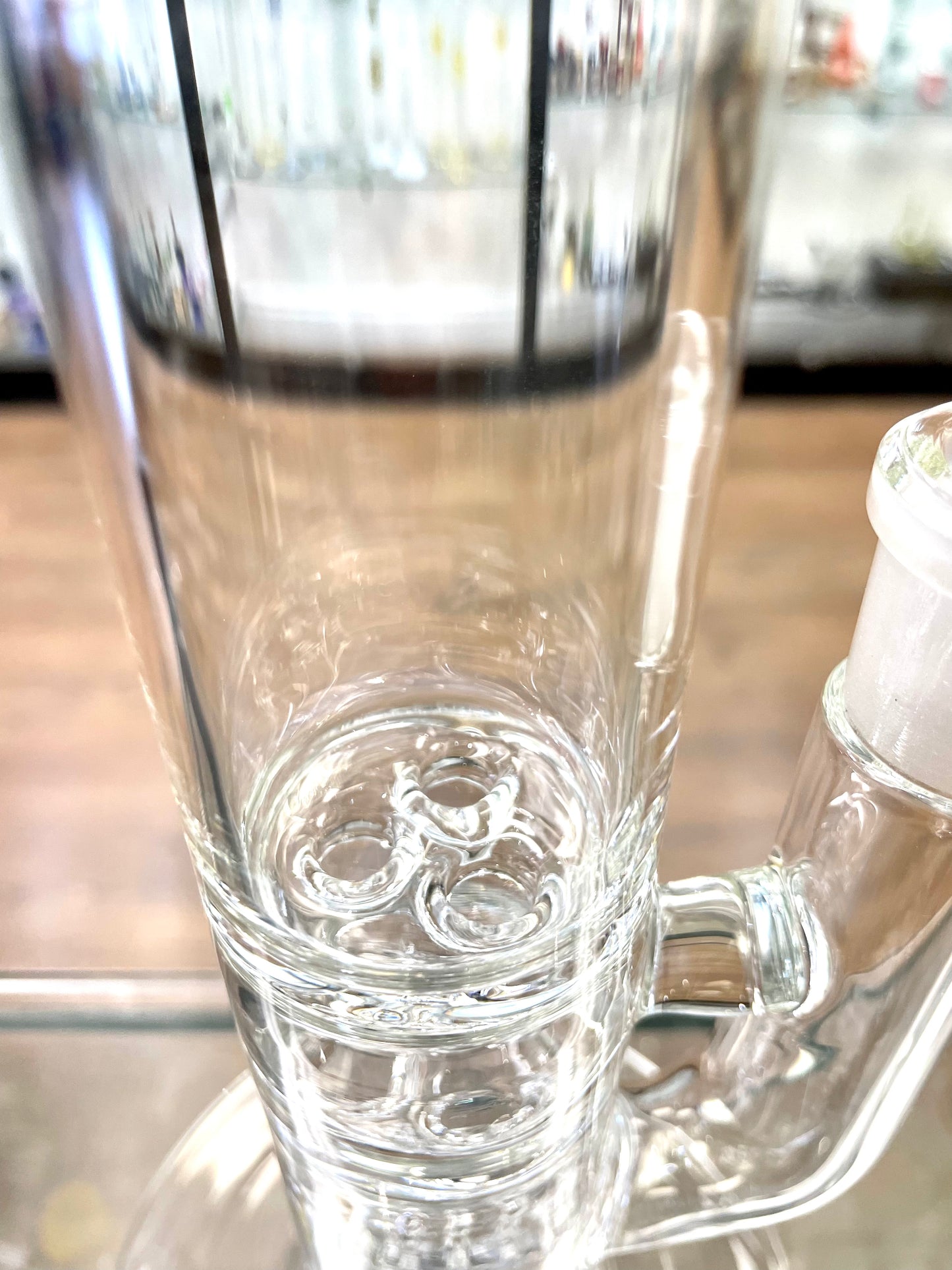 Green Belt Clear 17" Blooper Inline Tube