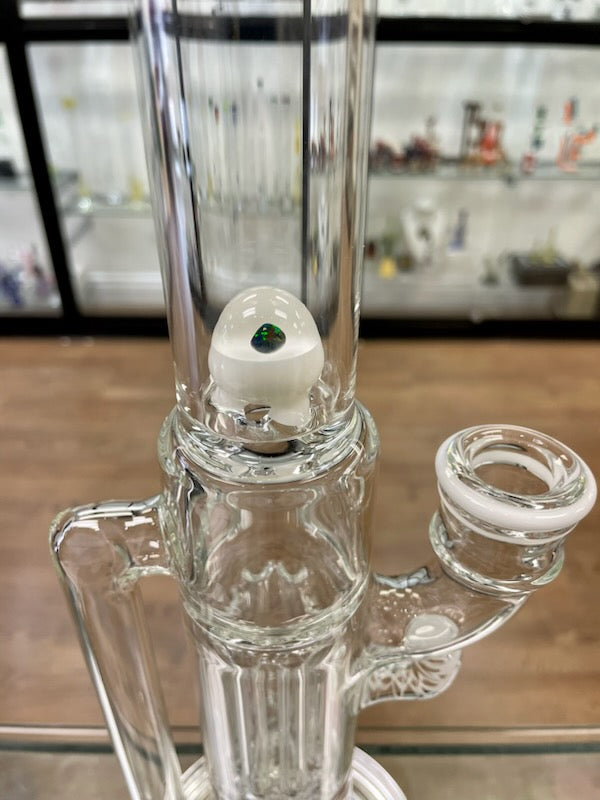 Blazed 50mm Tree Pillar Tube - Snow White Accents w/ Opal