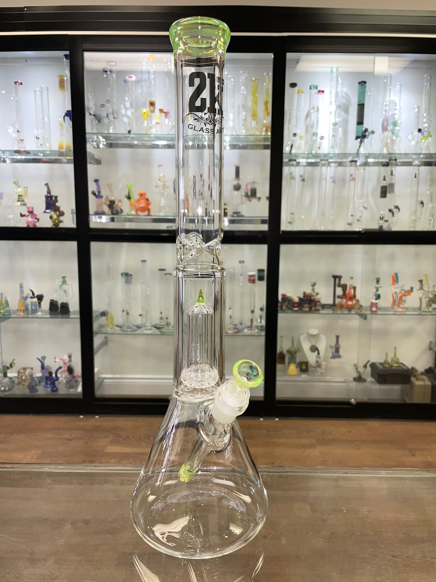 2K Beaker w/ Showerhead Perc