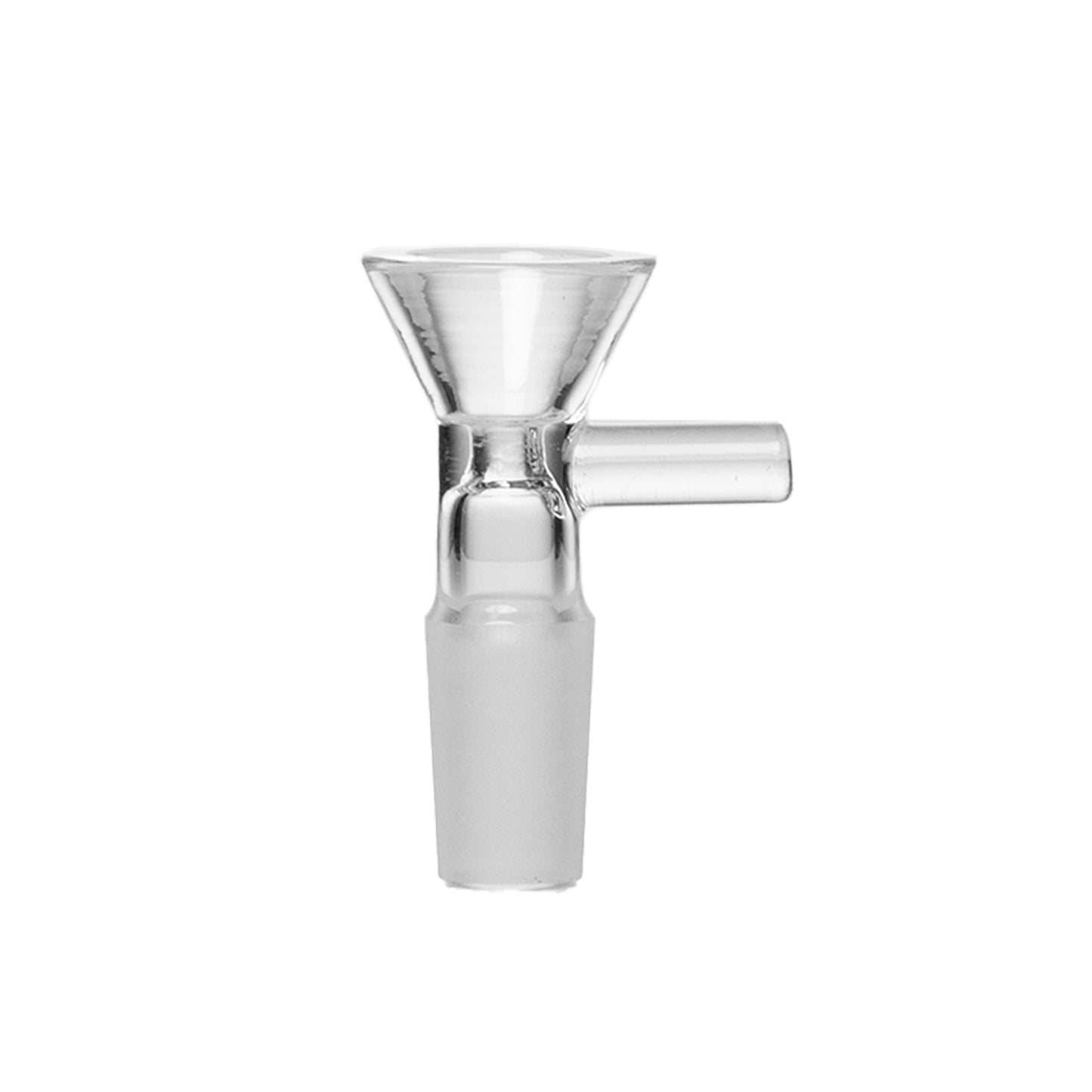 Human Grade 6" Hourglass Sidecar Bubbler - Clear