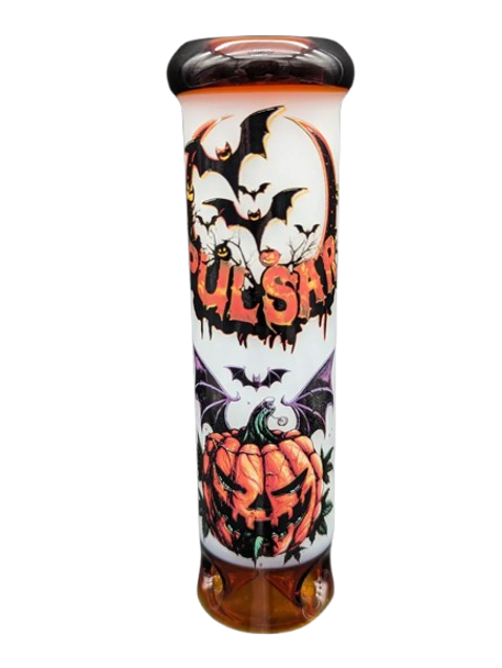 Pulsar Glass 10" Halloween Pumpkin Beaker