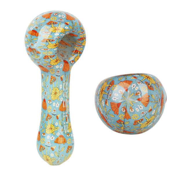 Pulsar 5" Inside Print Glass Spoon Pipe