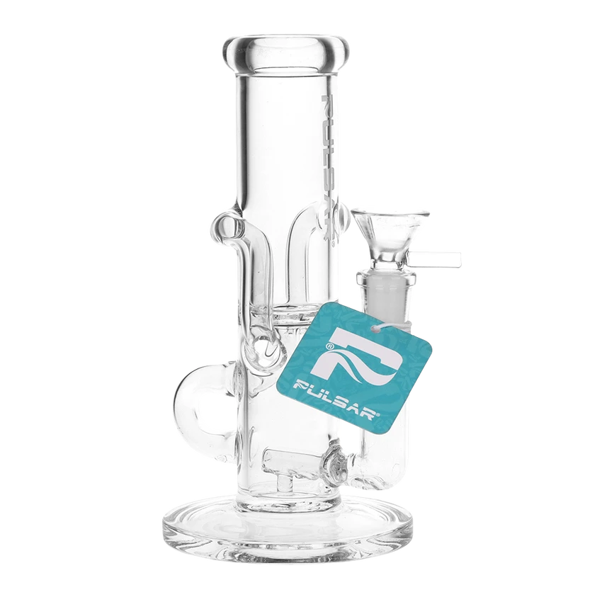 Pulsar 7.25" 14mm Straight Tube Recycler w/ Bowl