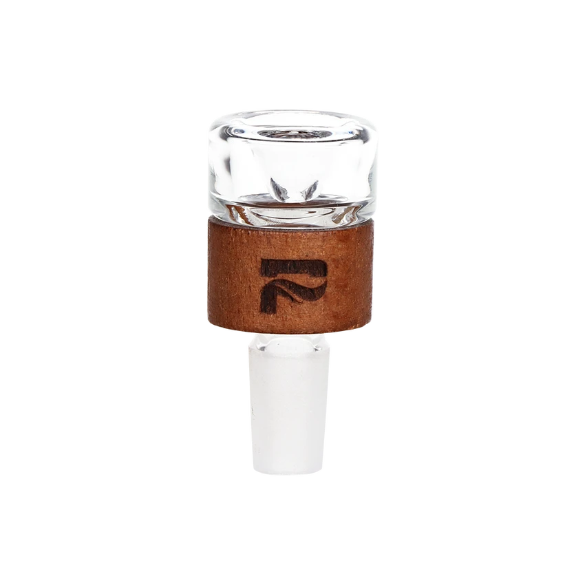 Pulsar 14.25" Wood On Glass Straight Tube w/ 14mm Bowl