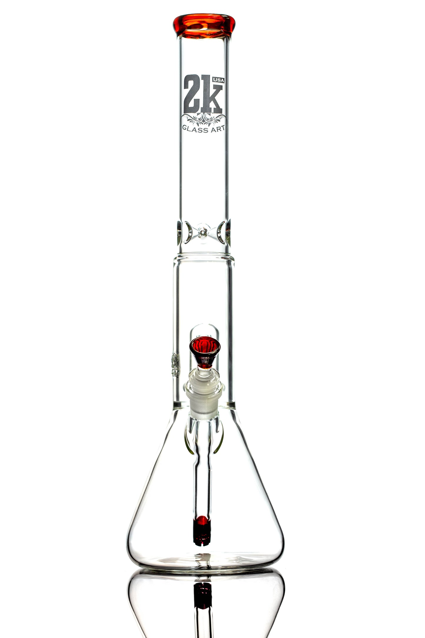 2K Beaker w/ Showerhead Perc