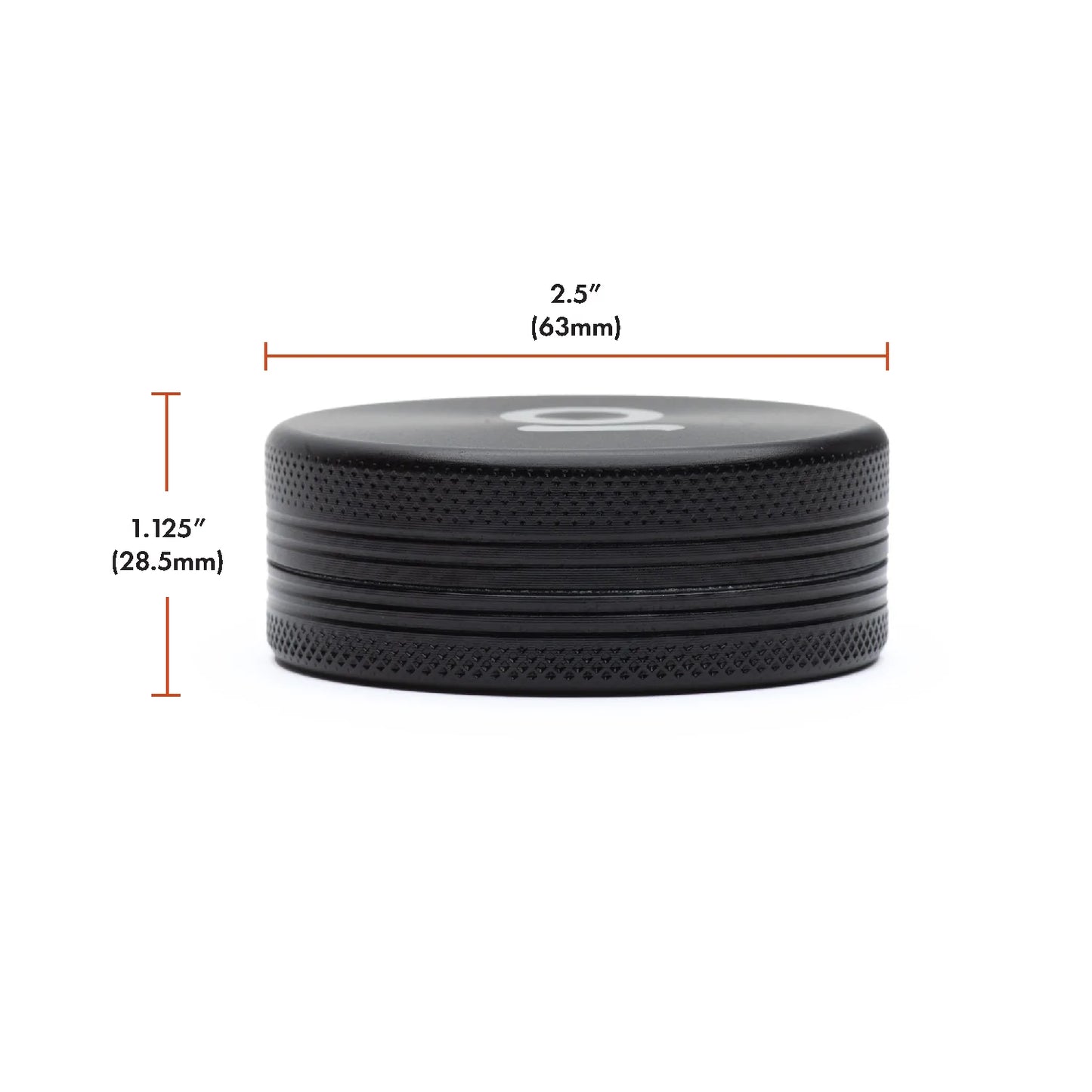 Ongrok Grinder 2pc 50mm Grinder Black