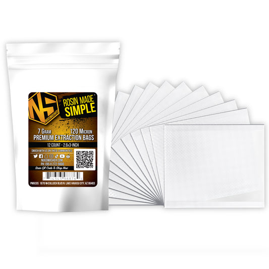 NugSmasher Rosin Bags 7g 120u