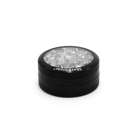 Sharpstone Clear 2Pc 2.2" Black Grinder