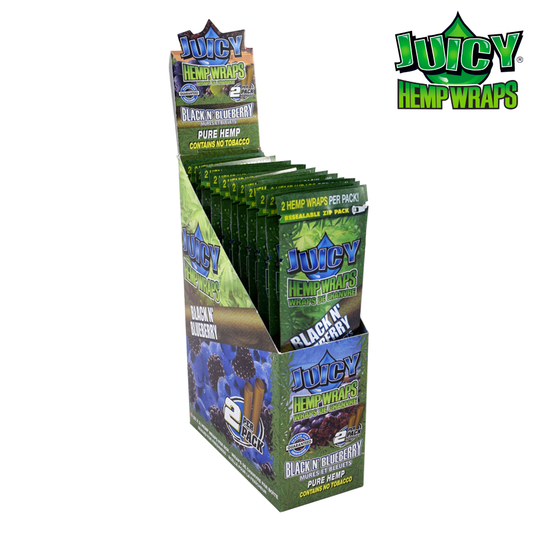JUICY HEMPWRAP BLACK N' BLUEBERRY BOX