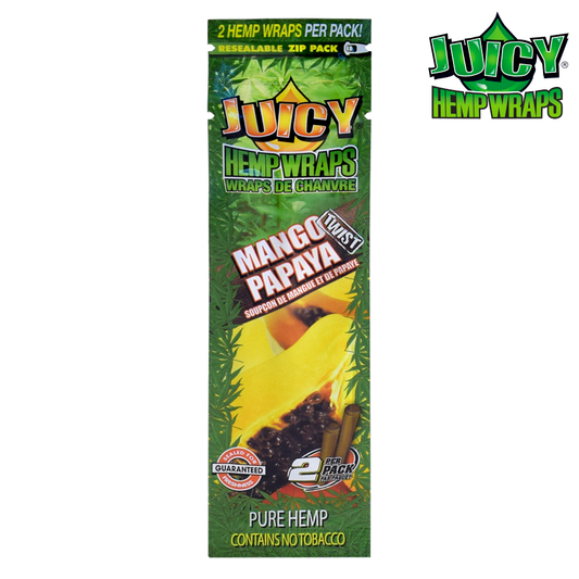 Juicy Hemp Wrap Mango Papaya 2pk
