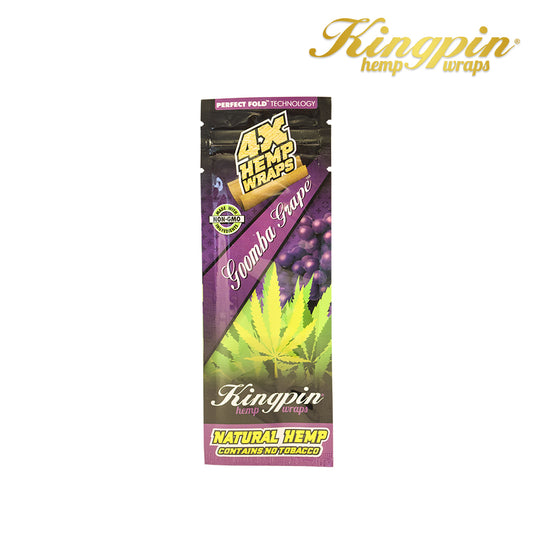 Kingpin Hemp Wrap - Goomba Grape 4pk