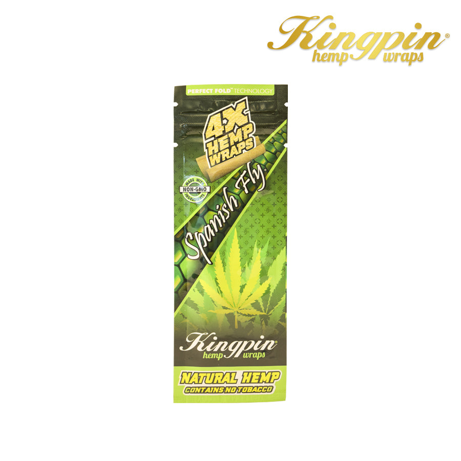 Kingpin Hemp Wrap - Spanish Fly 4pk