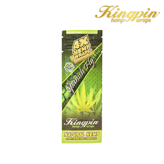 Kingpin Hemp Wrap - Spanish Fly 4pk