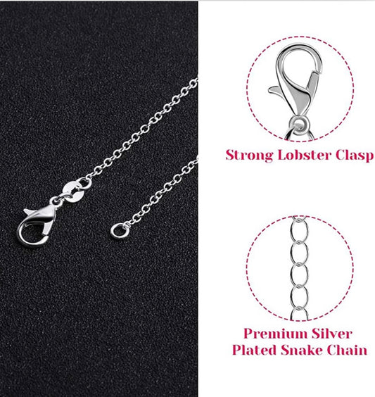 Silver Plated Pendant Necklace Chain 1.2 mm 20"