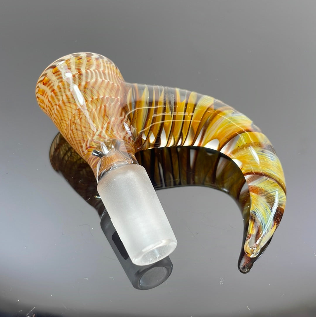 Shine 14mm Single Hole Worked Horn Bowl