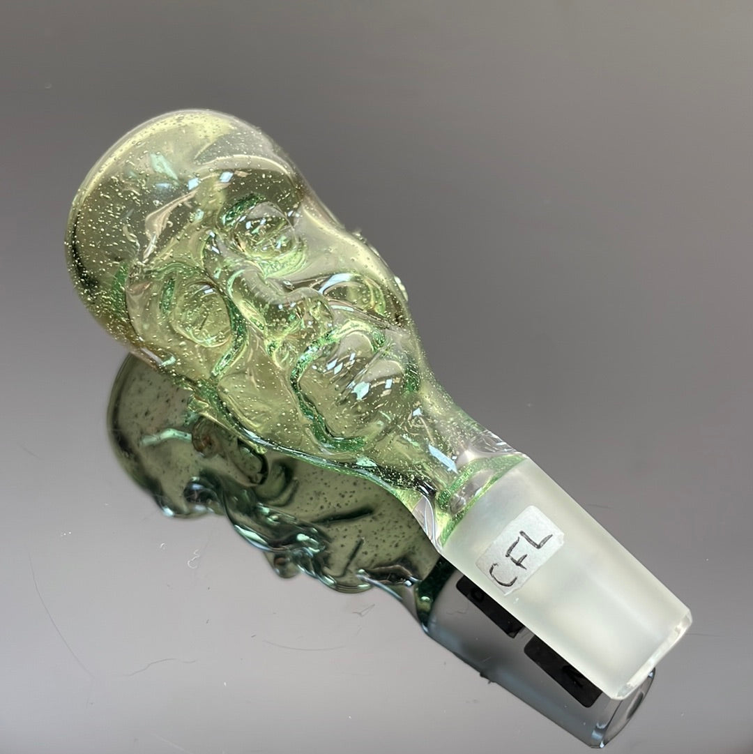 Peacock “Reflection” Sculpted Face Push Bowl 14mm
