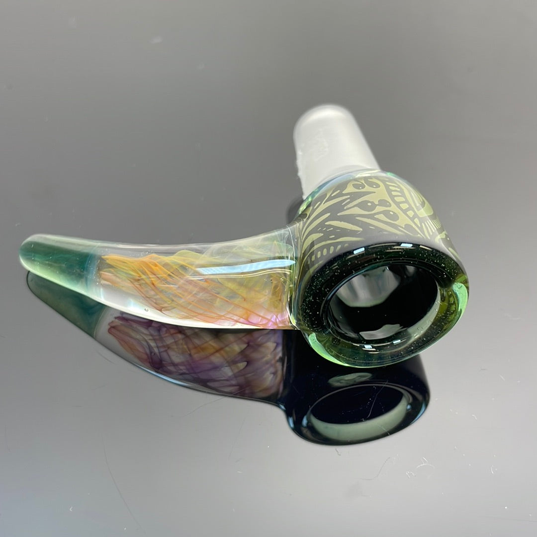 Hokey Pokey Glass Biotech Bowl W/Horn