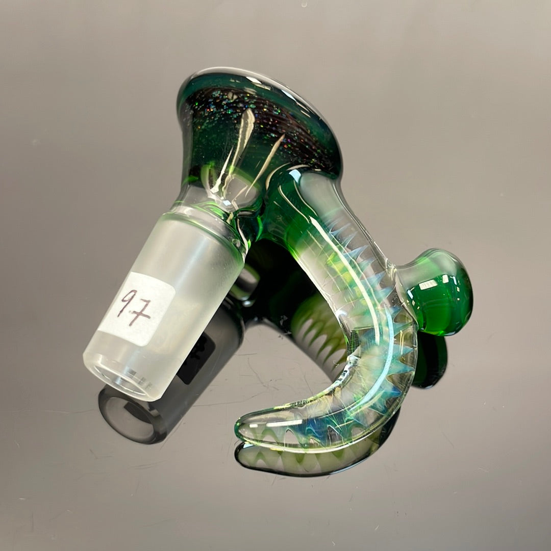 Jamms Glass 2 Tone Crushed Opal Premium Encalmo 2021 Bowl 14mm 1 Hole