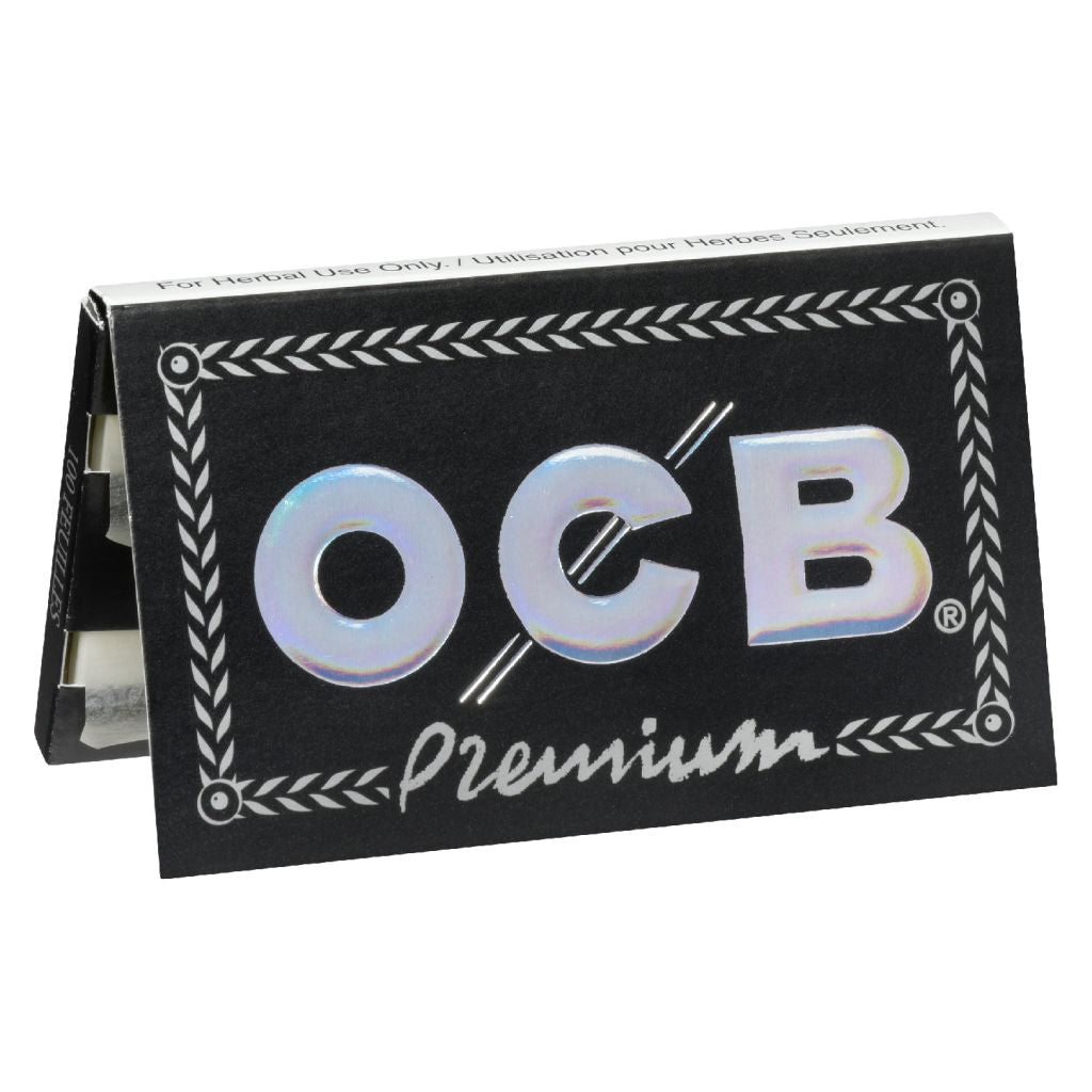 OCB Black Premium Single Wide Double Window 100 Pack