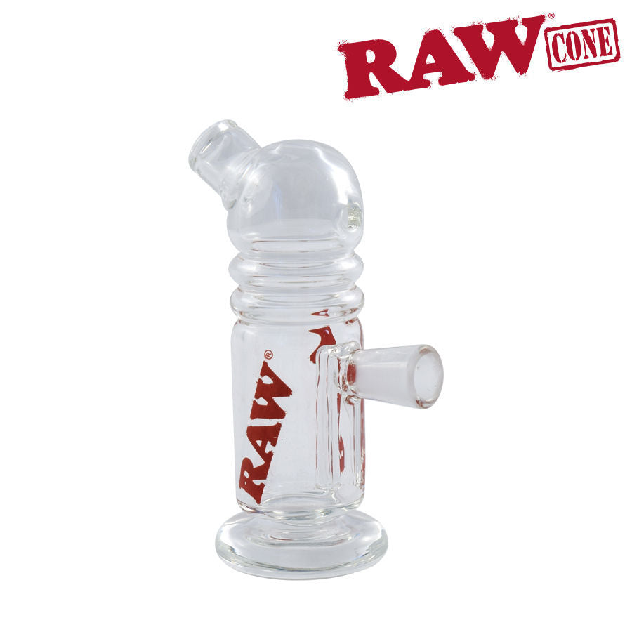 Raw Glass Cone Bubbler