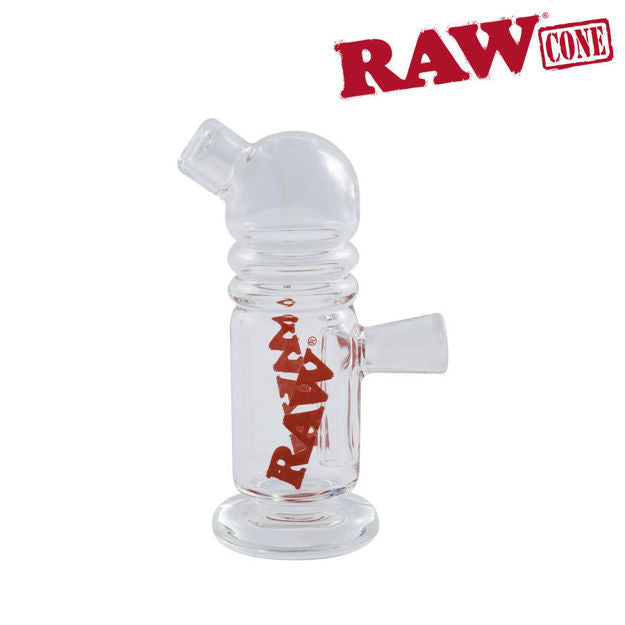 Raw Glass Cone Bubbler