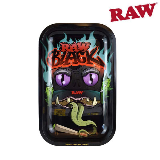 Raw Rolling Tray Black Monster - Small