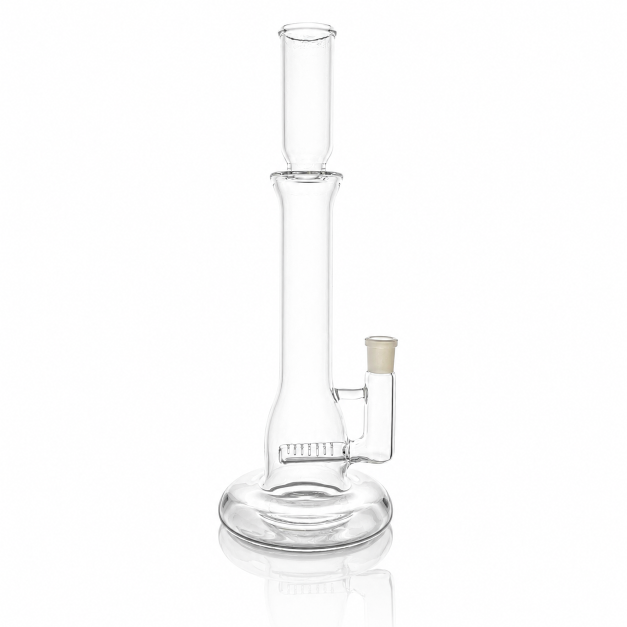 Mastah Glass 18mm Clear Hollowfoot Stemline