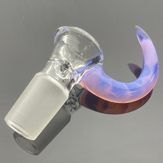 Discobox Clear Bowl w/ Horn 18mm 4 Hole