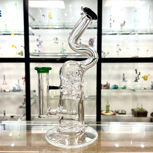 Mimzy Colour Accented Fab Rig w/ Bent Neck - 14mm
