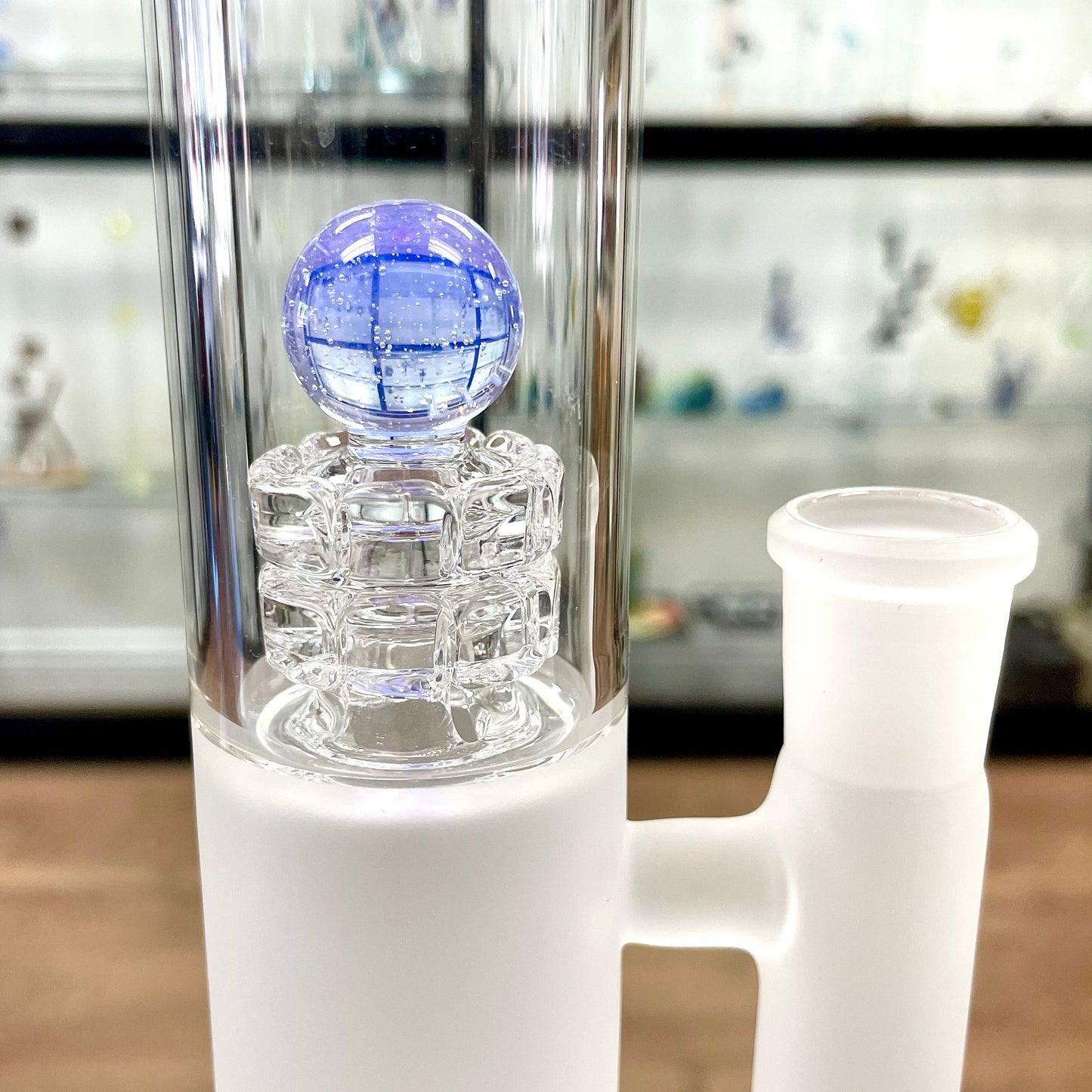 Gnob Glass 44mm 16" Reactor Stemline w/ Sandblasting - #8