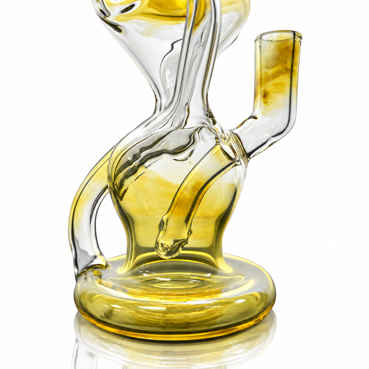 Mastah Glass 14mm Fumed Floater Recycler