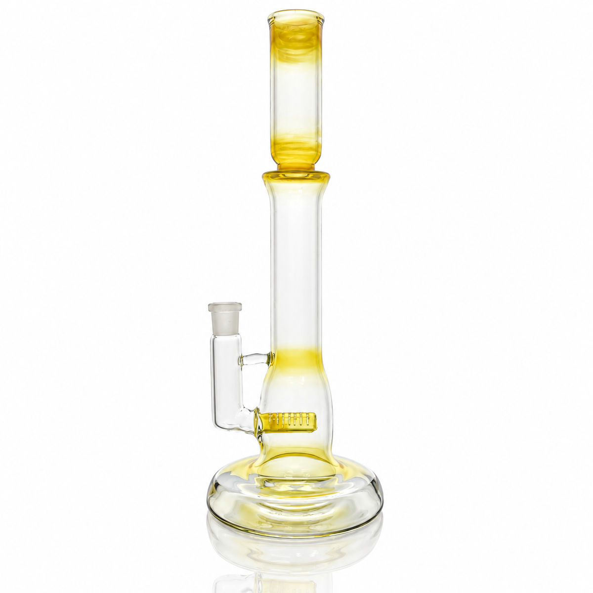 Mastah Glass 18mm Fumed Hollowfoot Stemline