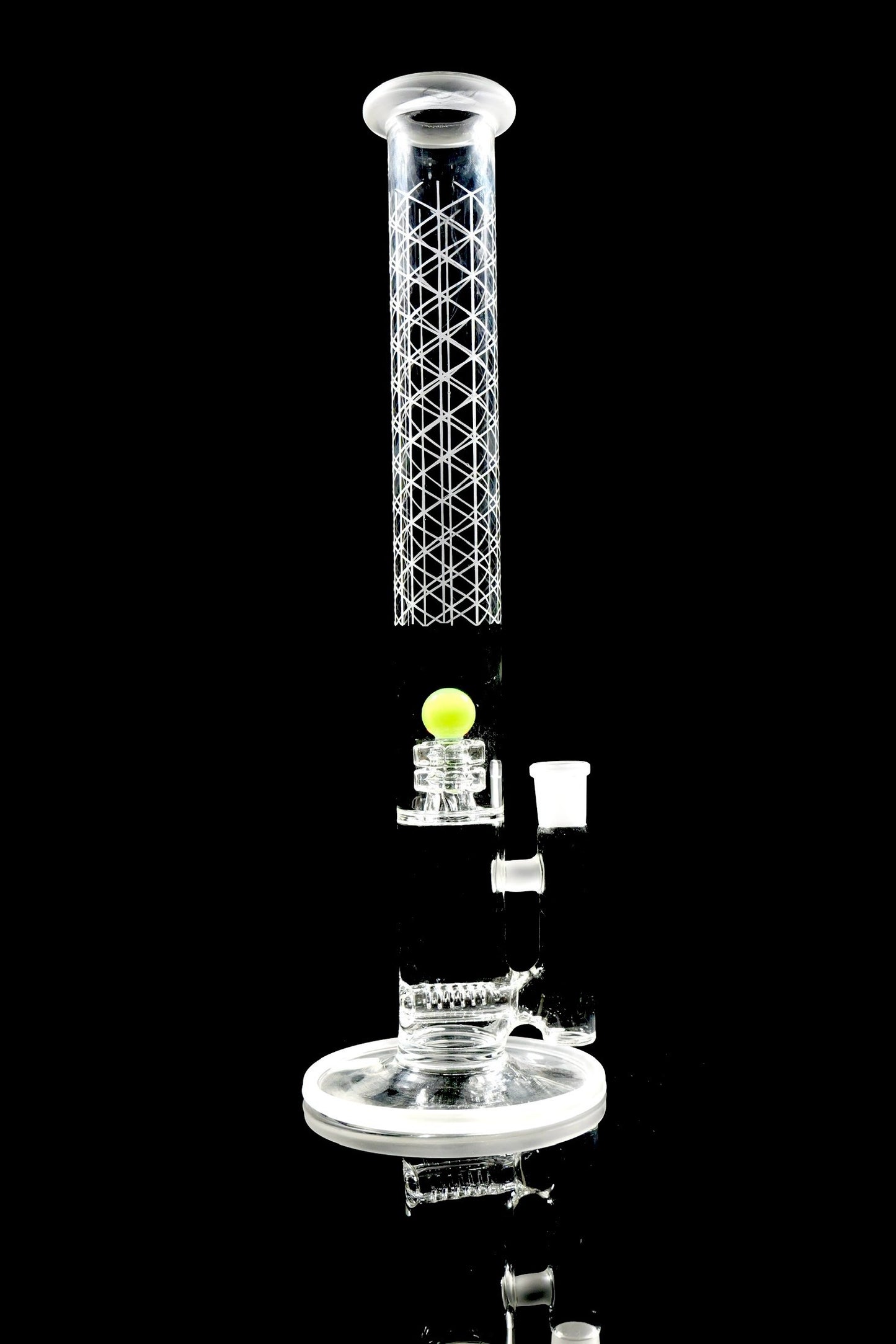 Gnob Glass 44mm 17" Reactor Stemline w/ Sandblasting - 1