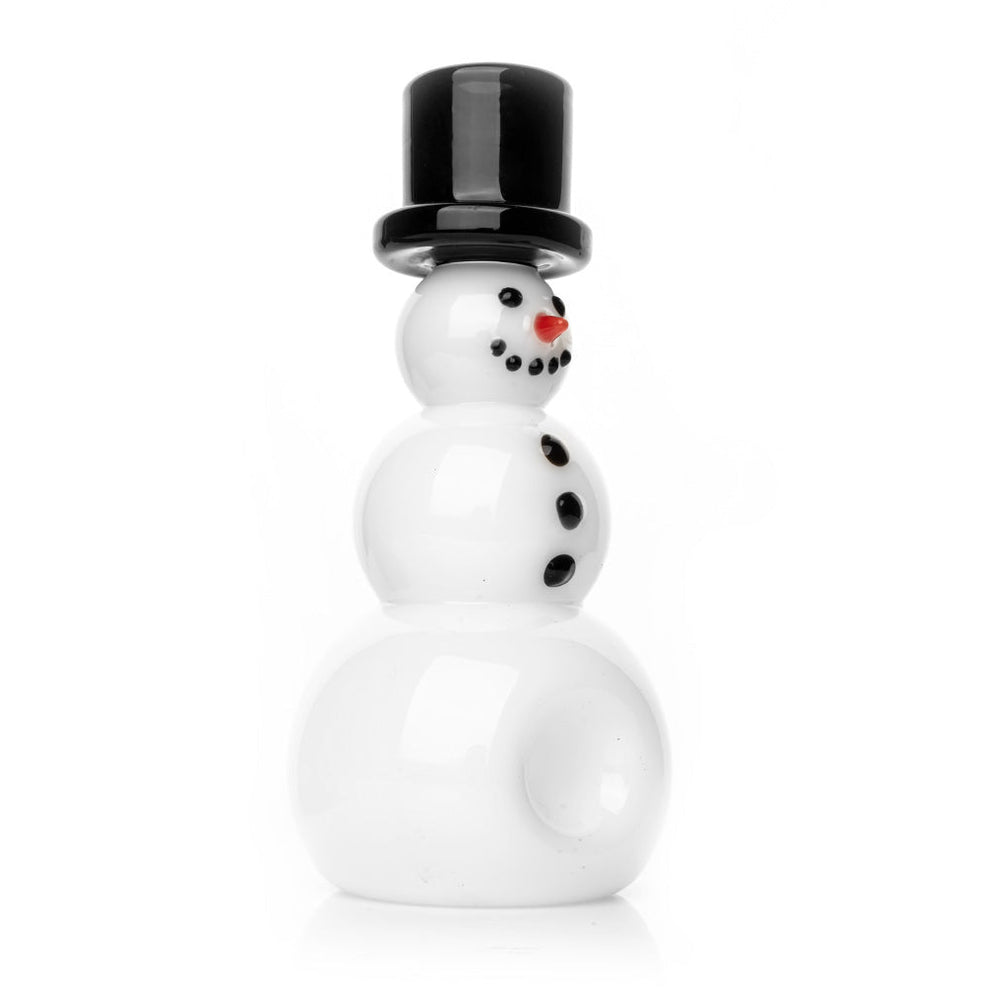 Red Eye Glass 5.5" Snowman Hand Pipe
