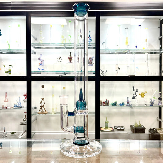 Green Belt Colour Accented Stemline Tube w/ Imperial - Heavy Blue Stardust