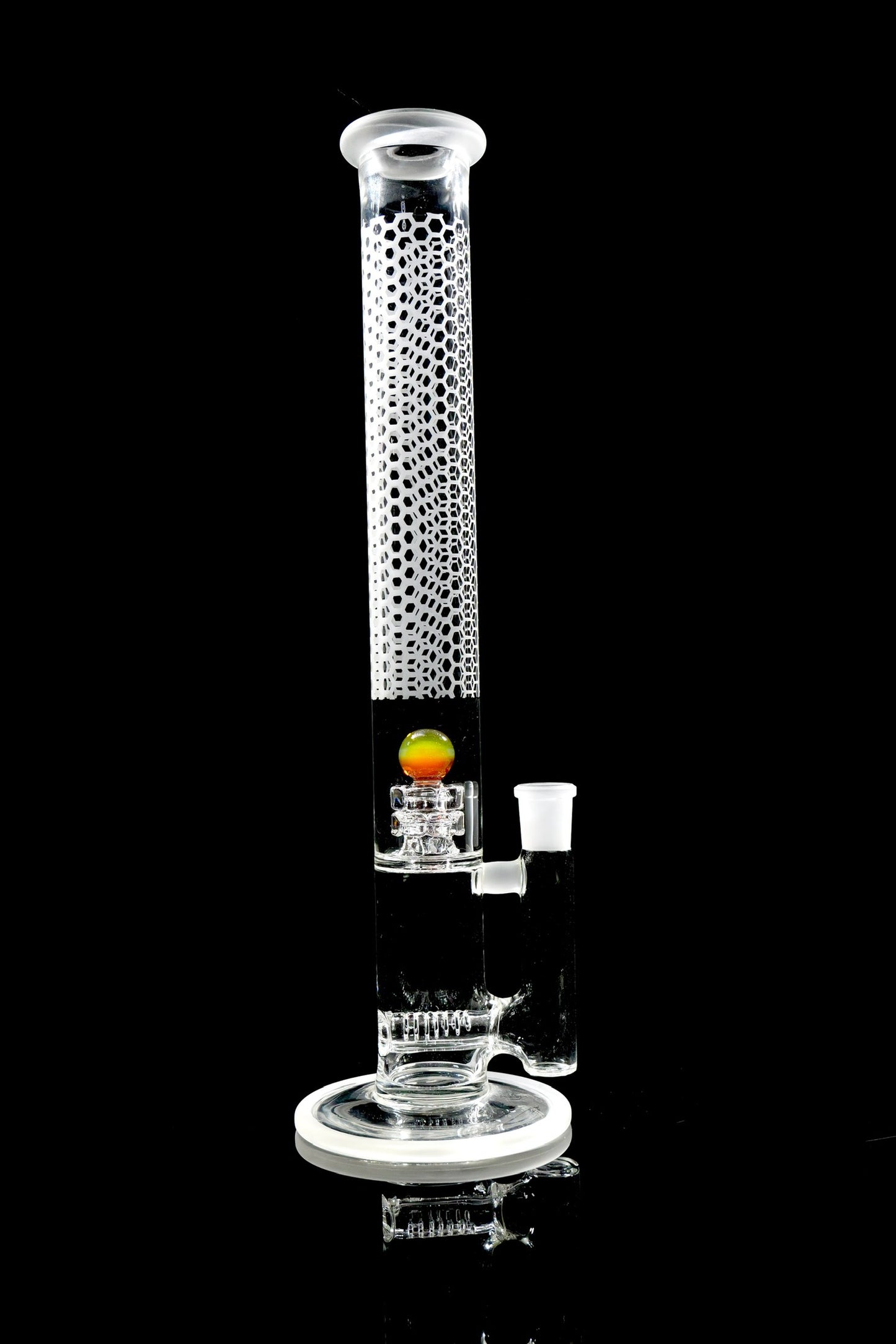 Gnob Glass 44mm 17" Reactor Stemline w/ Sandblasting - 2
