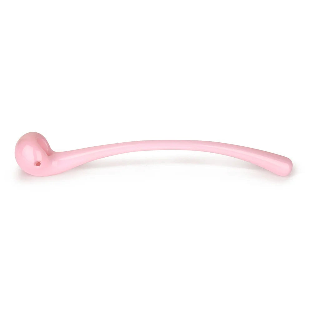 Red Eye Glass 9" Gandalf Pipe Small - Opal Pink