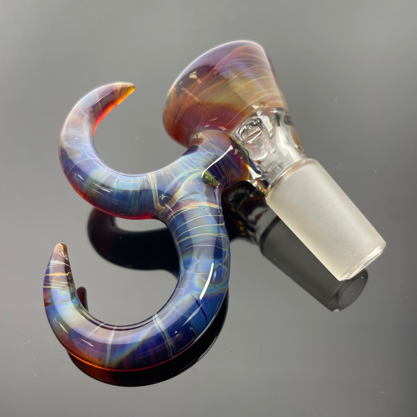 Gump Glass Bowl 2 Horn 14mm 3 Hole