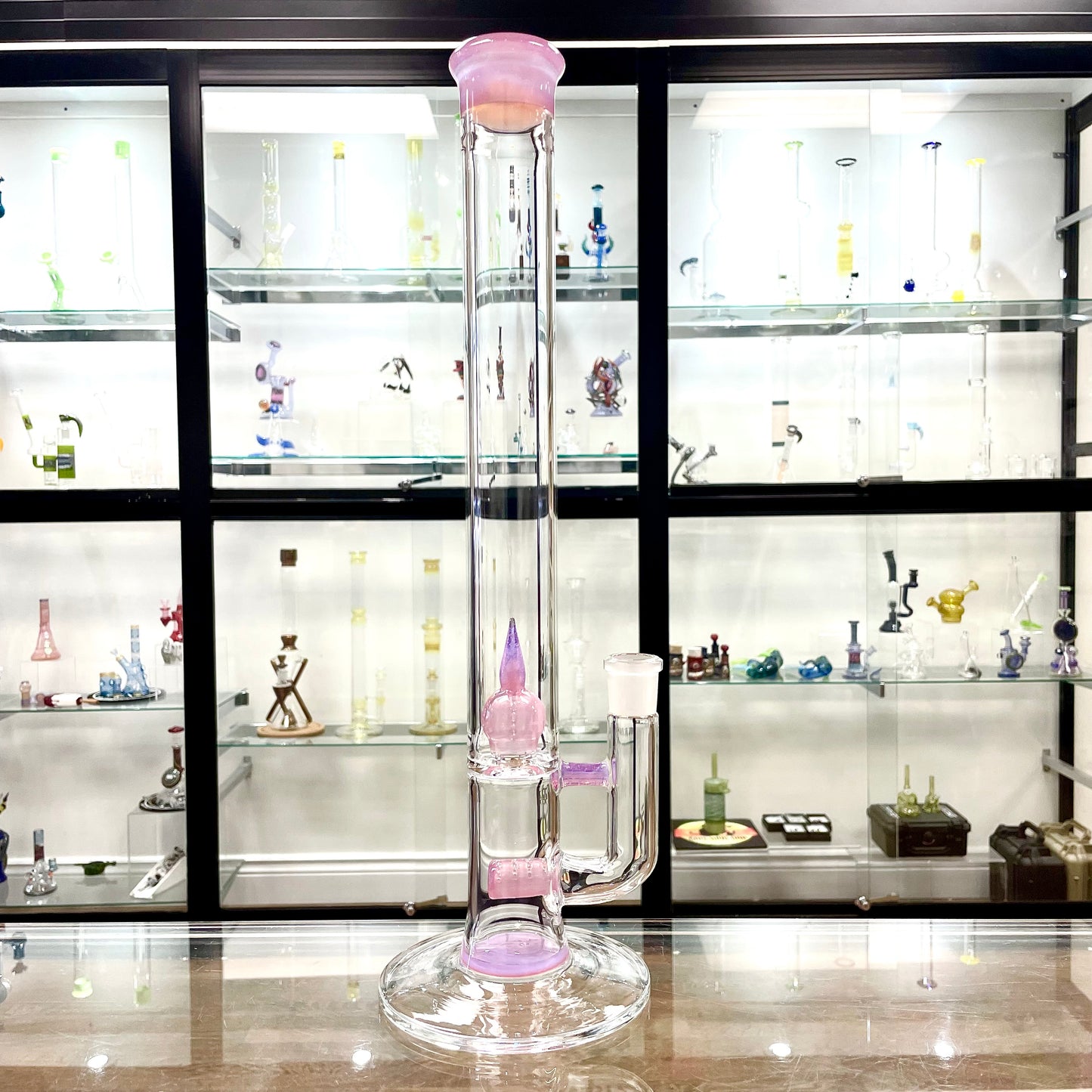 Green Belt Colour Accented Stemline Tube w/ Imperial - Neo Opal over Desert Rose