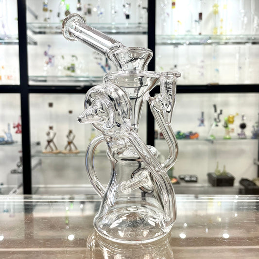 Mimzy Clear Side Scroller Recycler - 10mm